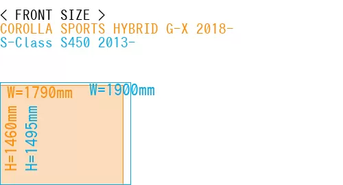 #COROLLA SPORTS HYBRID G-X 2018- + S-Class S450 2013-